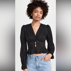 Reformation Meadowlark black top size 4